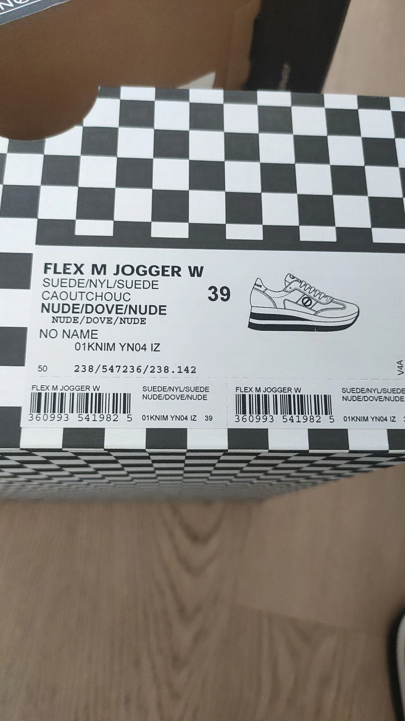 No Name Flex M Women's Jogger W Size 39, New with Tag, Nude Blue Beige – photo 8
